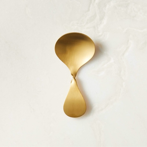 Cb2 pirouette gold mini spoon size 3.27” - Picture 3 of 9